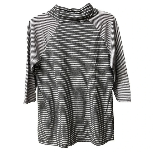 EUC Neon Buddha Daytona tunic pullover. Black and white stripes. Size Medium. - Picture 2 of 5